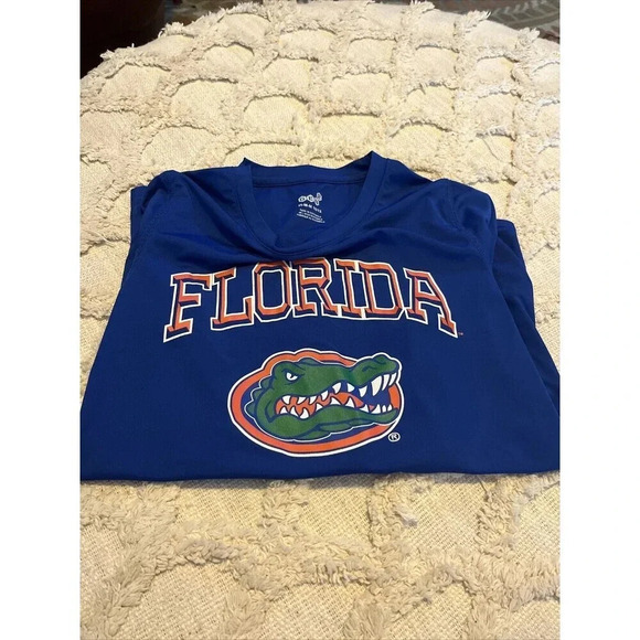 Youth Blue Gen 2 Florida Gators Performance Long Sleeve Tee Size M (10-12) - Picture 2 of 4